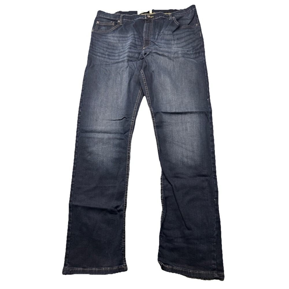 Wrangler Authentics Mens Straight Fit Jeans 40x32 Blue Denim 10ZM4SSRV